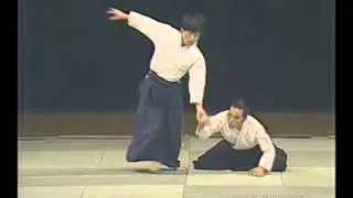 Kanshu Sunadomari at the 1985 Aikido Friendship Demonstration in Tokyo