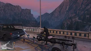 GTA V Ride on boat trailer