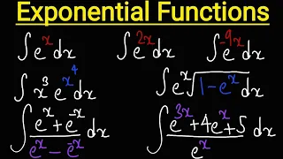 Integrate Exponential Functions by Substitution | Calculus