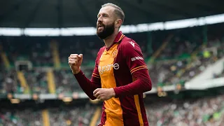 Kevin van Veen earns Motherwell a point at Celtic Park