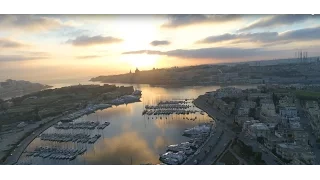 DJI PHANTOM 4 PRO SUNRISE IN MALTA