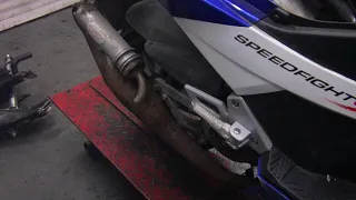 Peugeot Speedfight 3 Engine Running