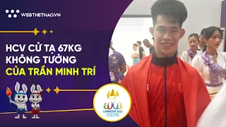 Cú đẩy cuối cùng cảm xúc, đánh bay giới hạn mang về HCV Cử tạ 67kg Nam cho Việt Nam | SEA Games 32