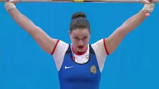 Maria Vostrikova (RUS) – 230kg 8th Place – 2019 World Weightlifting Championships – Women's 76 kg