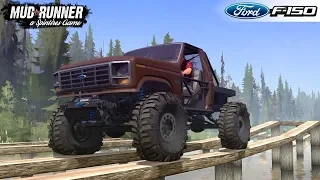 Spintires: MudRunner - ROCKWELL 86 FORD F150 Off-road Driving Trial Track