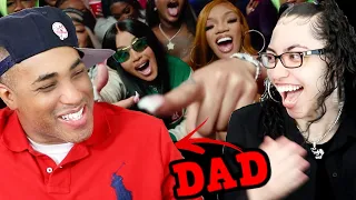 MY DAD REACTS TO GloRilla, Cardi B - Tomorrow 2 (Official Music Video) REACTION
