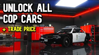 Gta Online How to Unlock Stanier Le Cruiser and Trade Prices for All Police Cars