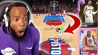 NETS 99 OPAL KEVIN DURANT & KYRIE IRVING SHOOT HALF COURT! NBA 2K19