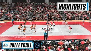 Texas at Ohio State | Highlights | Big Ten Volleyball | August 26, 2022