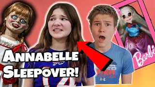 ANNABELLE TAKES OVER SLEEPOVER @Carlaylee EVIL BARBIE TRANSFORMATION!!