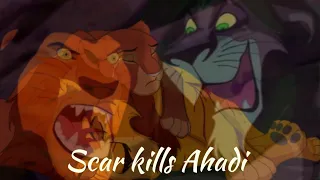 Scar kills Ahadi {Fanmade}