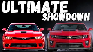 WHO WINS ROUND 1 SHOWDOWN ? Z28 CAMARO or ZL1 CAMARO