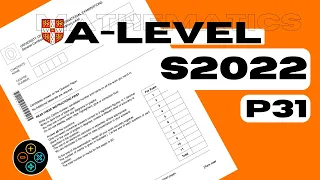 A Level Pure Math June 2022 Paper 31 9709/31
