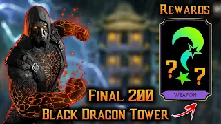Black Dragon Tower Final 200 Reward Awesome Mk Mobile Epic