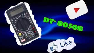 [Обзор #8] Мультиметр  DT-830B + инструкция