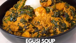 How To Make Egusi Spinach Soup The Togolese Way/Recette graines de courge aux  épinards