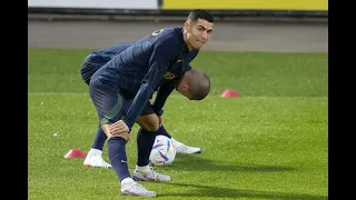 Cristiano Ronaldo Training before Ghana Match