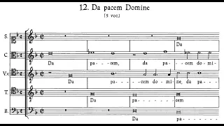 Orlande de Lassus - Motet: Da Pacem Domine, LV 957. {w/ score.}