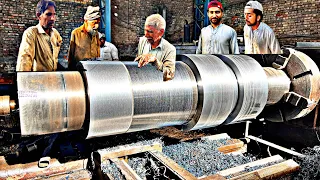 We made 3 ton dynamic pinion shaft for Steel mill ✦ Turning and toothing