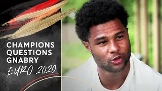 "I'm abstaining from more than him 😃" | World Champions Questions for Serge Gnabry