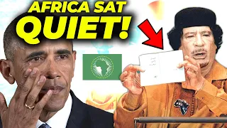 Why The West Silenced Muammar Gaddafi and Africa Went Mute...