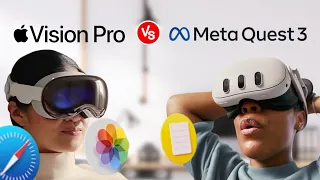 Vision Pro VS Meta Quest 3 - COMPARISON!
