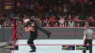 WWE2K18 Undertaker VS Authors of Pain