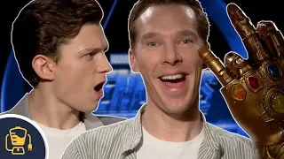 Benedict Cumberbatch Flips Off Tom Holland and Dodges Avengers Spoilers in Marvel Interview