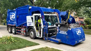 LRS Mack LR Heil Low Rider Curotto Can Garbage Truck