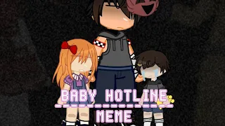 Baby Hotline //meme Ft. Afton Family - Collab with @Angelica5027