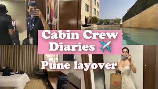CABIN CREW DIARIES ✈️ Pune layover
