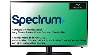 TV Channel Surfing: Charter Spectrum, Long Beach, WA [June 2020]