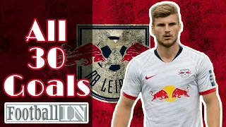 Timo Werner ● All Goals with RB Leibzig 2019/20