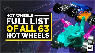 Hot Wheels Unleashed: Full List Of All 63 Cars Including Pre-order Bonus Cars And How To Get Them