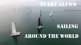 Start of the GLYWO500 Around the World rally - Sailing Greatcircle (ep.226)