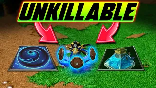 This Sea Witch is UNKILLABLE! Broken build? - WC3 - Grubby