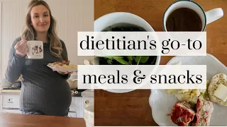 Full day of healthy meals & snacks (what a dietitian eats everyday)