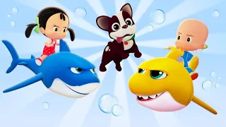 Bebé Shark (Bebé Tiburón) y más canciones infantiles con la Familia Telerín