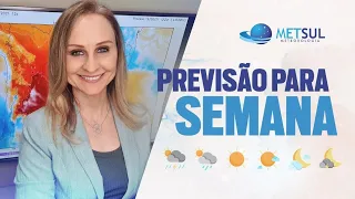 26/09/2021 - Previsão do tempo para a semana | METSUL