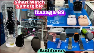 😲 Izazaga 89 Lo más Nuevo en Relojes Inteligentes Con Garantía/ Audífonos