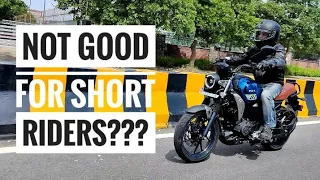 Yamaha FZ-X SEAT HEIGHT Review by a 5'1" Rider | Real Auto Reviews
