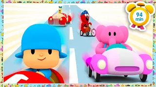 🏎 POCOYO in ENGLISH - Pocoyo's Sports Car [94 min] | Full Episodes | VIDEOS and CARTOONS for KIDS