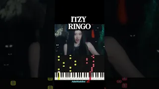 ITZY - RINGO | EASY Piano Tutorial #shorts