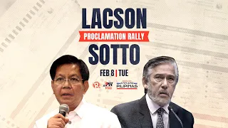 Ping Lacson-Tito Sotto proclamation rally