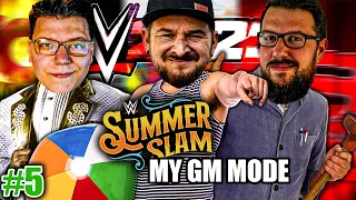 Er BOOKT SUMMERSLAM in ner TURNHALLE 🤣🤣 #5 WWE 2K23 GM MODE