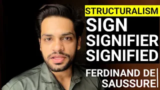Ferdinand de Saussure  STRUCTURALISM | Sign SIGNIFIER and SIGNIFIED in hindi