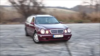 Mercedes-Benz S210 E320cdi burnouts & donuts