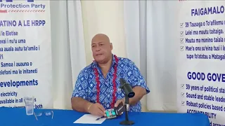 (2) Feiloaiga a le Alii Faipule ia Lealailepule Rimoni Aiafi ma le au faasalalau aso 22 Me 2024.