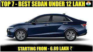 Top 7 Best Sedan Cars Under 12 Lakh In India 2024 | Best Sedan Cars In India