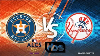 ALCS Game 4 Houston Astros Vs New York Yankees